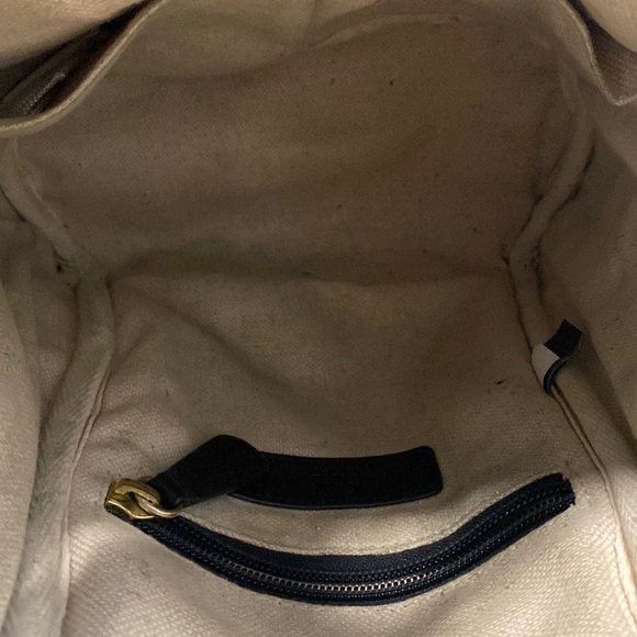 Frye Campus Backpack Black Leather Purse - Picture 6 of 7